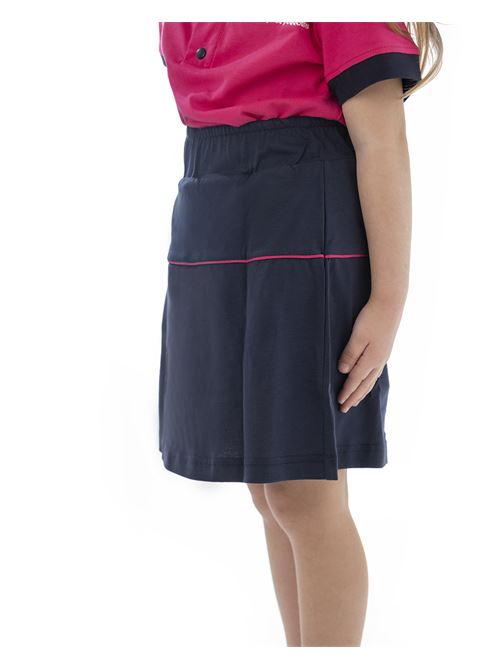 GONNA PANTALONE MIELE INFANZIA IL CAPITANO SCUOLA | 7204BLU-FUXIA